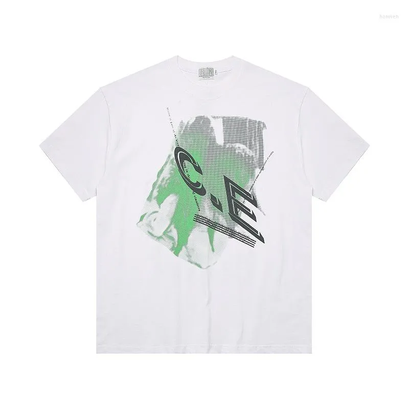Herren T-Shirts CAVEMPT C.E T-Shirt Herren Damen 1:1 Ink 3D Green Print Top
