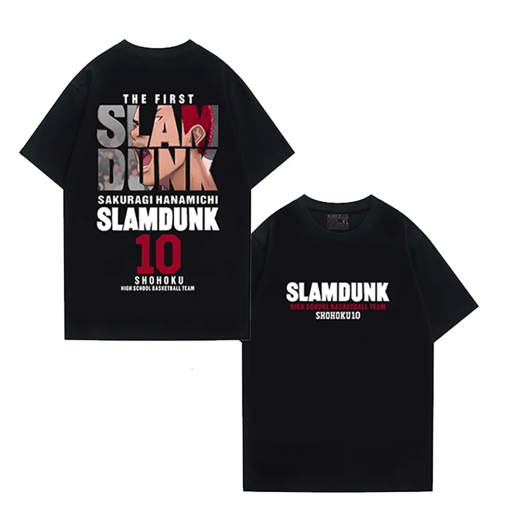 Slam Dunk Anime T-Shirt: Sakuragi, Rukawa & More! Oversized