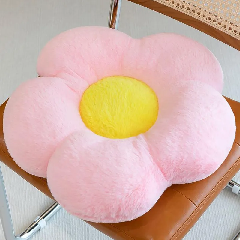 New designer pillow Sunflower Throw Pillows neck plush Sofa Living Room Flower Window Cushion Petal Backrest Modern Luxury Headrest 2304185S