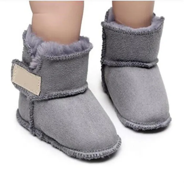 Recém -nascidos meninos meninas Primeiros caminhantes designers warm boots de neve de inverno