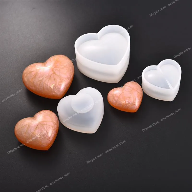 Harts smycken mögel 3d diamant kärlek hjärtformad mögel uv epoxy för smycken tillverkningsverktyg smycken tillbehör.