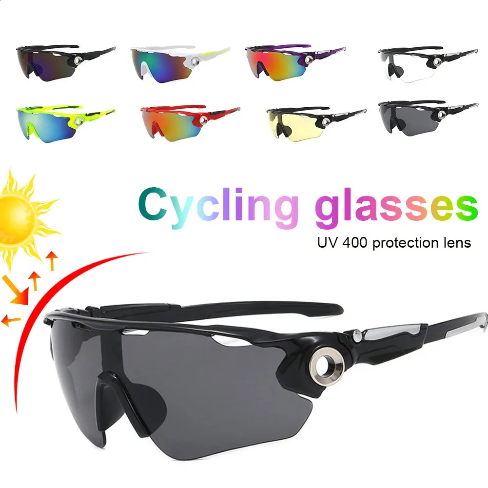 Utomhusglasögon Fashionabla Cycling Sports Solglasögon Män kvinnor Glasögon MTB Road Riding Bike Goggles Accessories 231118