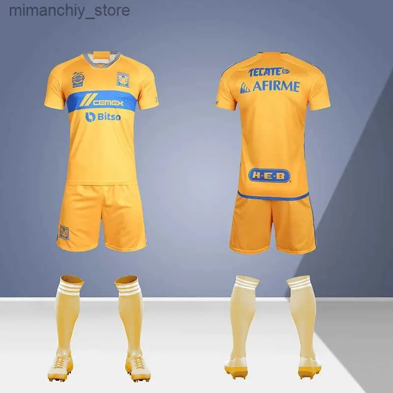 Kolektalny dressit Football Football Soccer koszulka koszulka Jersey Sets Męskie Drużyny Drużyny mundury T-shirt Man Clothing Kit 2023 Q231117