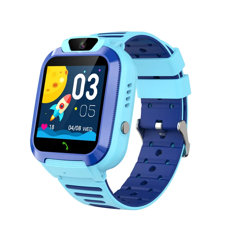 W11 Reloj inteligente para niños Señal 4G Reloj de pulsera para llamadas telefónicas HD a prueba de agua Tarjeta SIM LBS Ubicación WiFi Reloj inteligente antipérdida para niños con caja al por menor