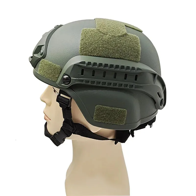 Tactische Helmen Militaire Helm SNELLE MICH2000 Airsoft MH Outdoor Painball CS SWAT Rijden Bescherm Apparatuur 231117