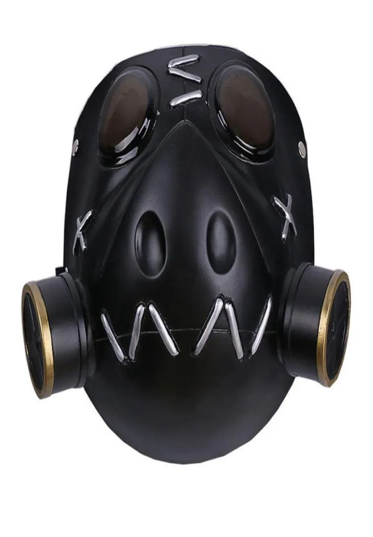 Jeu OW Roadhog Cosplay masque Original conçu Mako Rutledge noir doux résine masque Halloween Cosplay Costume Prop pour hommes T2001605833