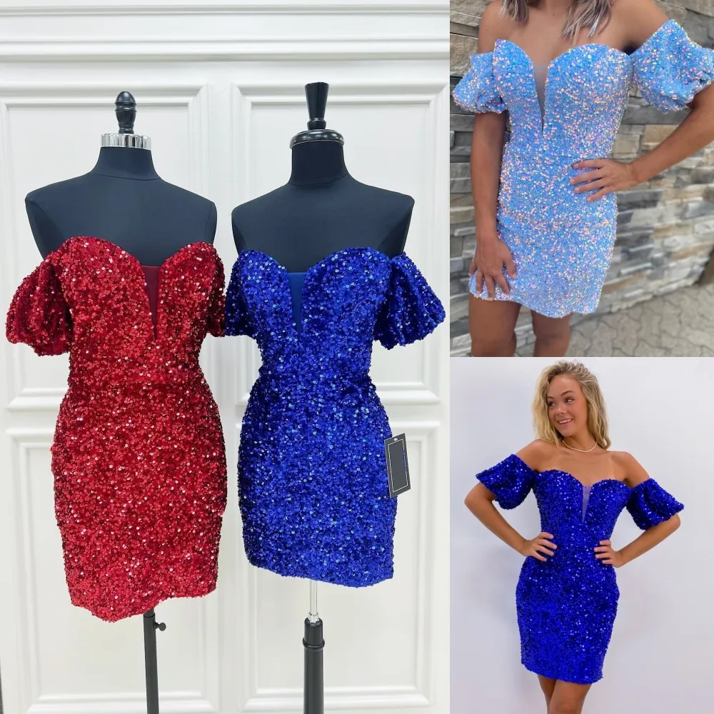 fitted lace wedding dress Earlie Mini Dress Blue / Red