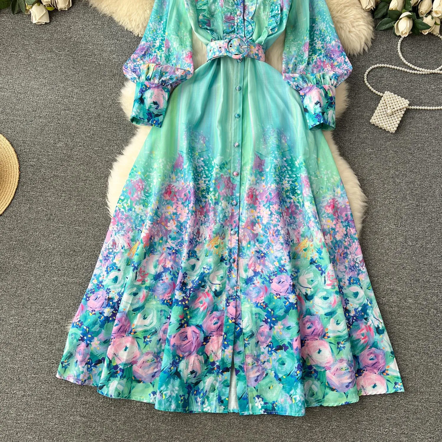 Floral Satin Maxi Dress Women V-Neck Long Cap Sleeve A-Line Mini Above Knee  from Dhgate Basic & Casual Dresses