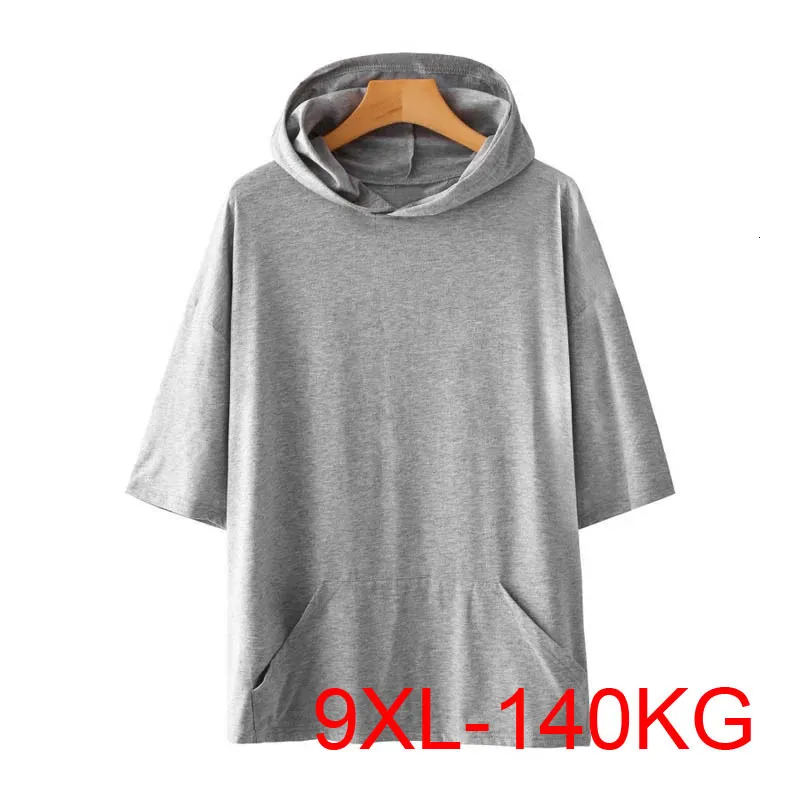 남자 Tshirts 셔츠 플러스 크기 5XL 6XL 7XL 8XL 9XL 후드 셔츠 여름 남자 단단한 짧은 슬리브 셔츠 230418