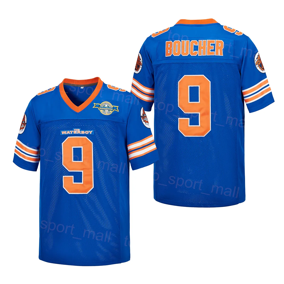 Mud Water The Waterboy Bobby Boucher #9 Football Jersey Adam