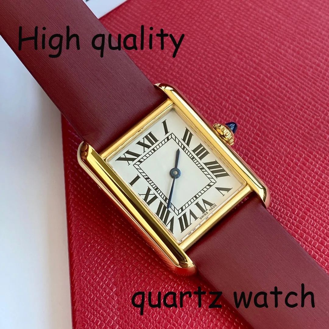 Yeni sıcak klasik hediye vintage kuvars hareketi Roman Markers Kadın İzle Lüks Tasarımcı Saatler Nötr 29.5mm Saatler Kutu Yok