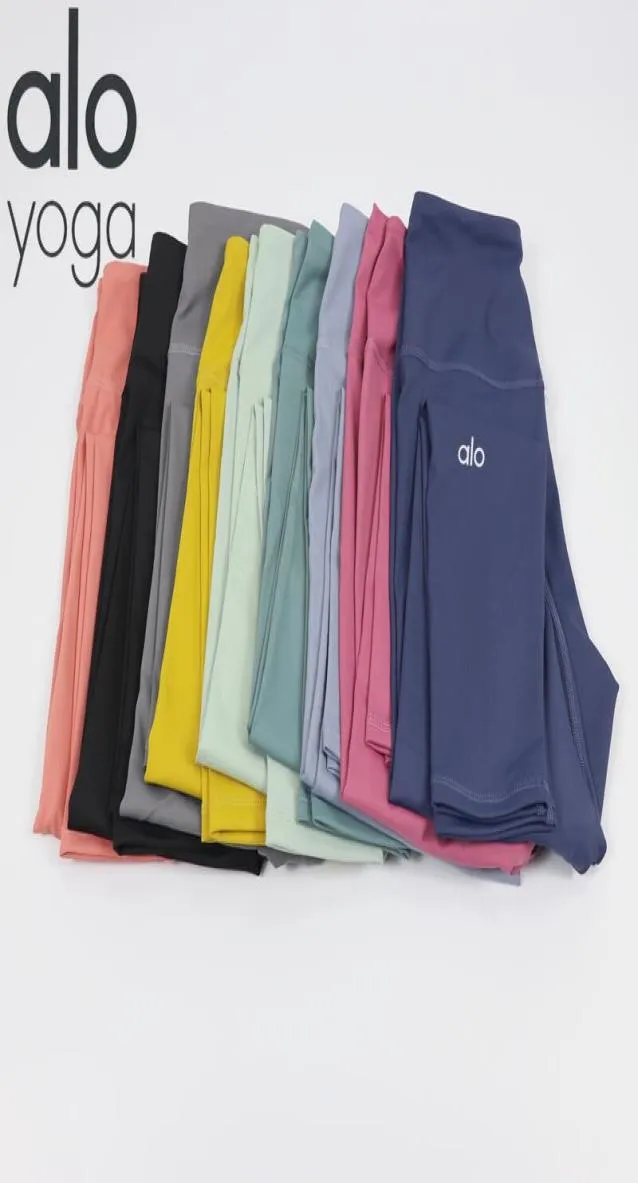 Pantalones de yoga Estiramiento de cintura alta Leggings deportivos para mujer Leggings de ejercicio para dar forma Chica Levantamiento de cadera Pantalones deportivos para correr alto 3942278