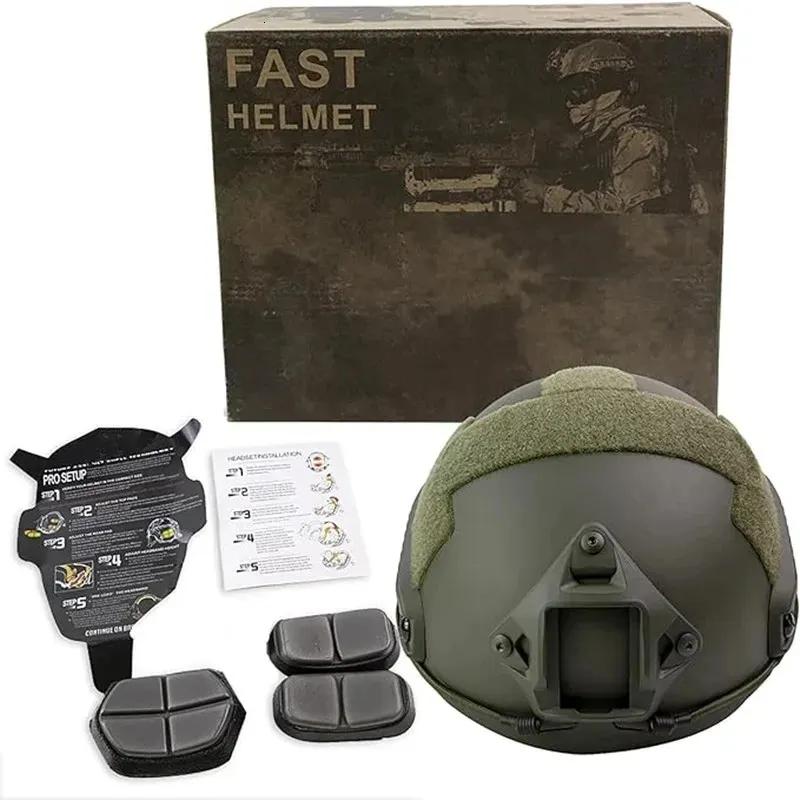 Tactical Helmets Airsoft Fast Helmet MHタイプペイントボール231117