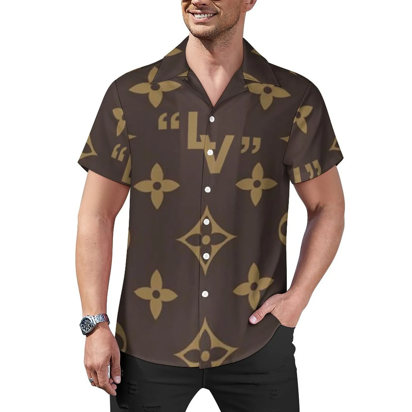 夏メンズレディース Tシャツ新ファッション Tシャツ文字通気性半袖メンズトップス花 Tシャツ卸売 cs158