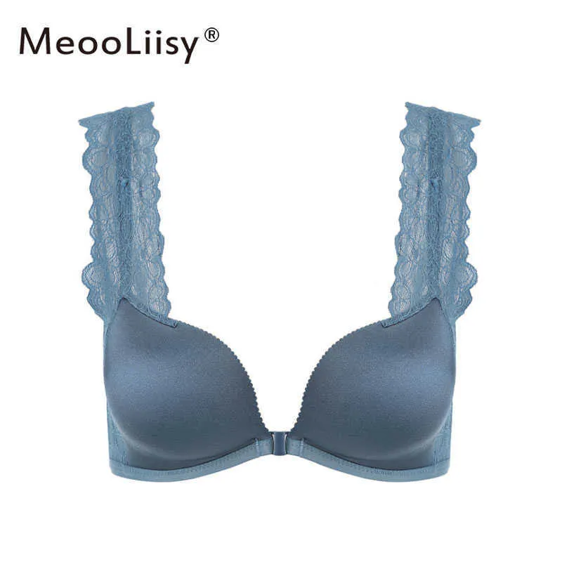 Bras MeooLiisy French Style Sexy Women Lingerie Lace Front Buckle Bra  Beauty Back Underwear Push Up Wireless Brassiere Small Chest P230417 From  Mengqiqi04, $11.65