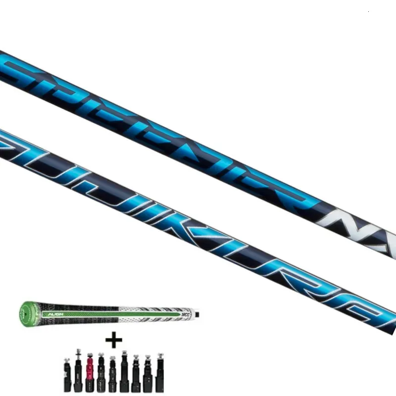 Clubhoofden Golf Shaft Fujikur SPEEDER NX 5060 Blauw RRSSX Zeer elastisch Grafiet Flex RSRS Gratis montage Mouw en grip 231117