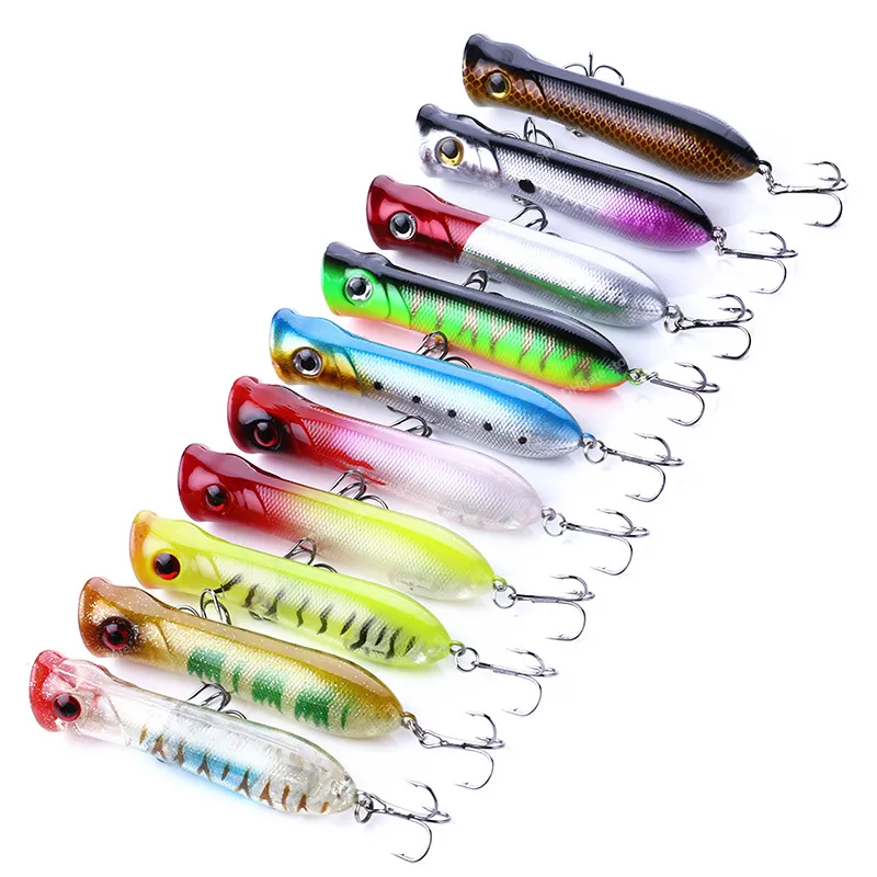 Hot Fishing Lure Set Mixed New Models Fishing Tackle 80mm 11.5g Top Water  Popper Lures Mix Fishing Bait FishingFishing Lures High Quality Sports From  16,96 €