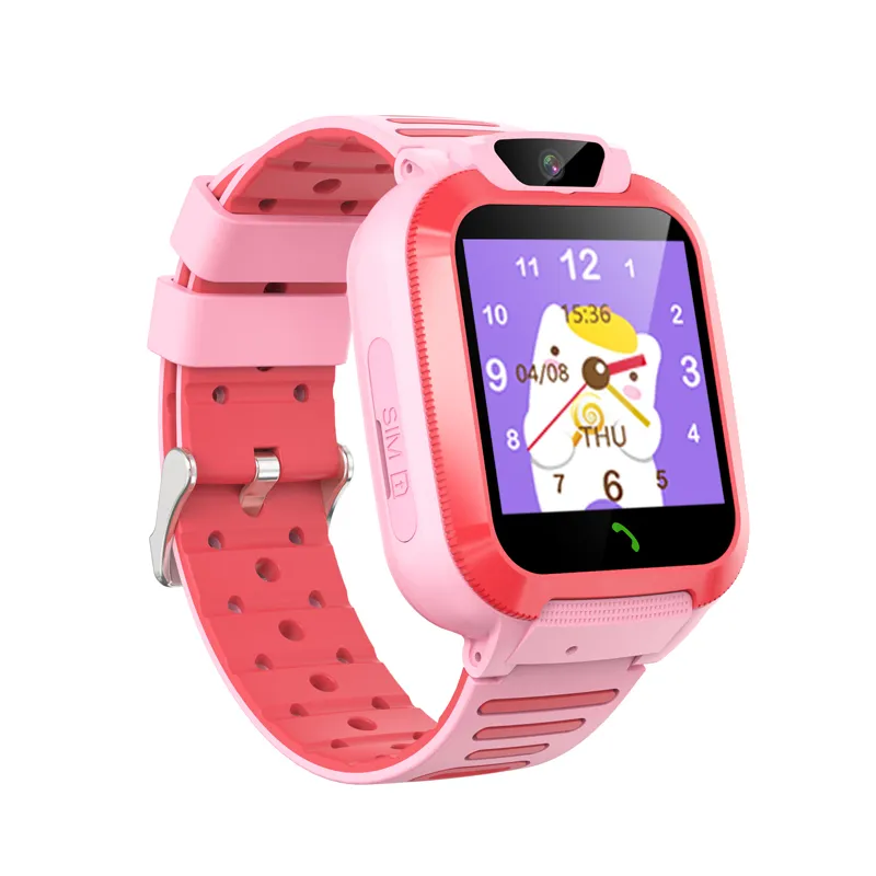 Mode W11 Kids Smart Watch 4G Signal Waterproof HD Telefonsamtal Armbandsur SIM-kort lbs WiFi Plats Barn Anti-Lost Smartwatch W11