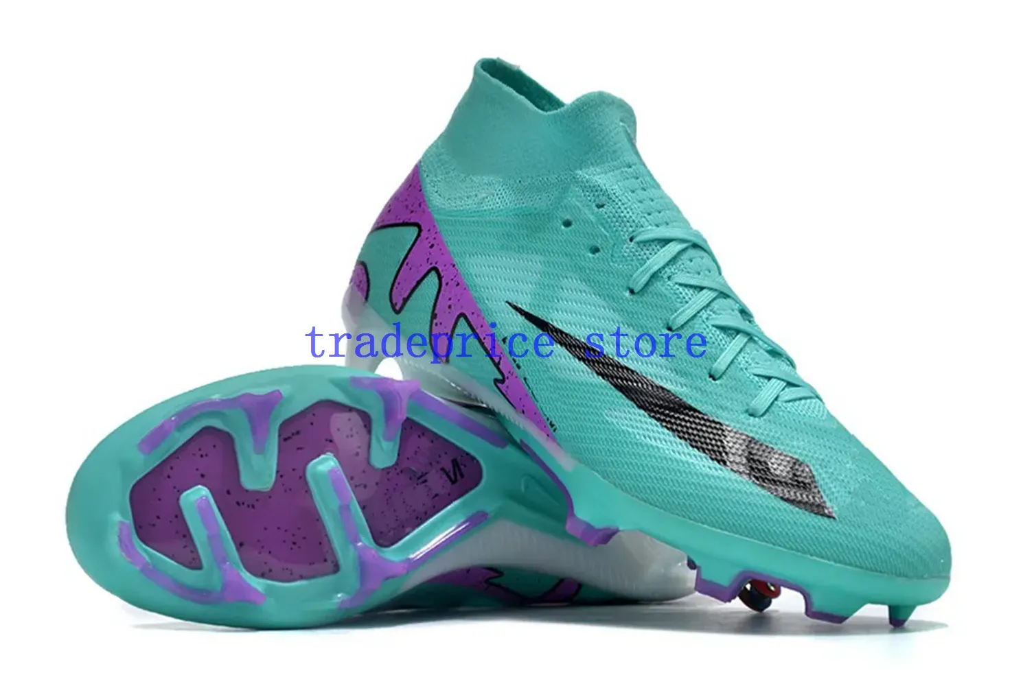 Mens Big 5 Soccer Shoes Kids Cleats Crampons Mercurial Football Boots