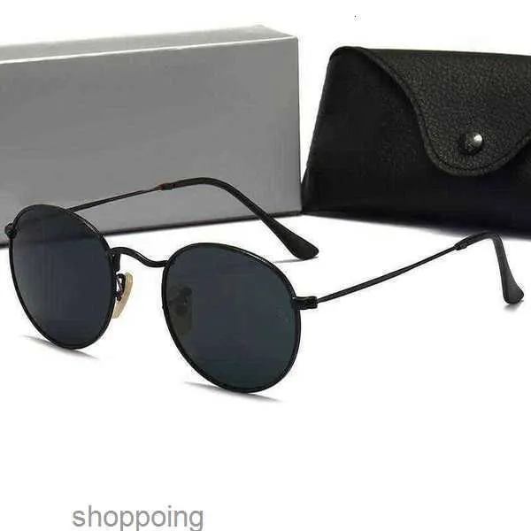 Moda Yuvarlak Güneş Gözlüğü Marka Tasarımı UV400 Gözlük Metal Altın Çerçeve TR90 Güneş Gözlük Erkekler Ayna Pol Cix Raies Ban Oakleies216t 7yp3q 1