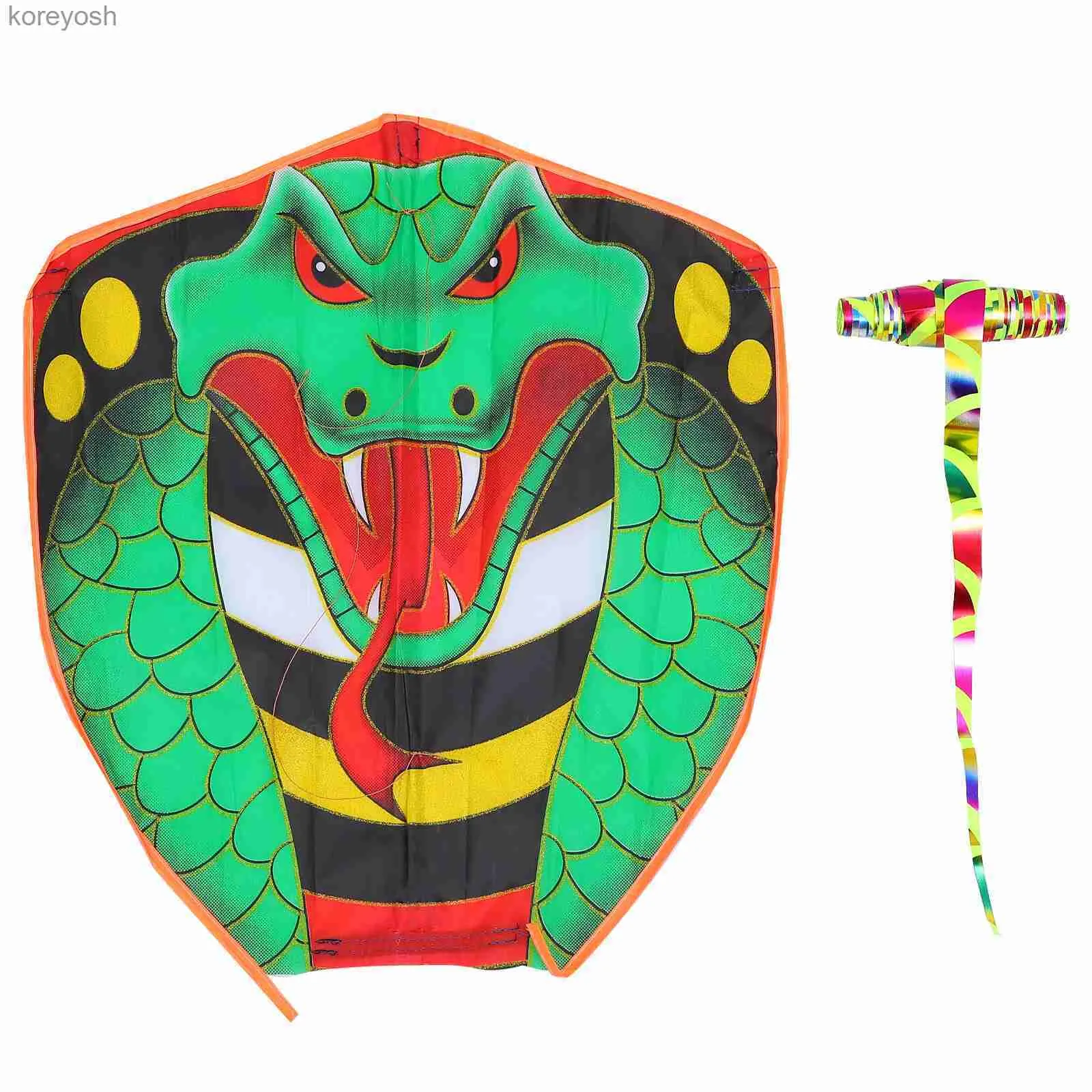 Kite Accessories Snake Kite Easy to Fly Kite Large Kite with Long Tails Outdoor Fun Sports for Kids Adults Outdoor Games Activities BeachL231118