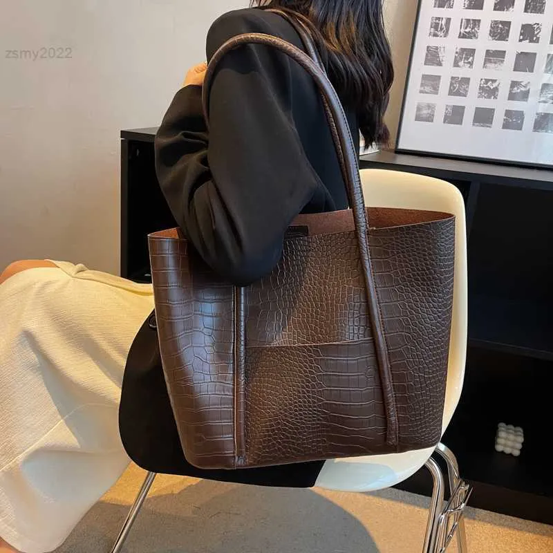 Borse da sera JIN YIDE Grande borsa a tracolla in pelle PU per donna 2022 Moda invernale Trend Designer Moda femminile Borse Borse Tote Bags
