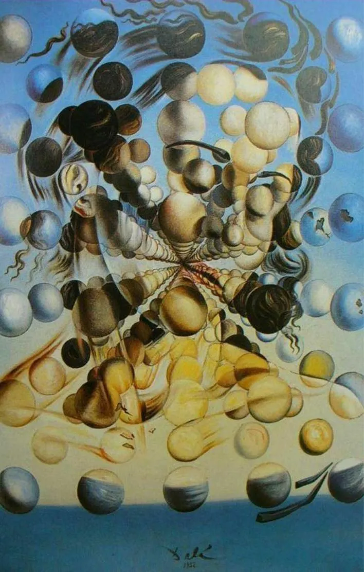 Salvador Dali Galatea of the Spheres Paintings Art Film Print Silk Poster Home Wall Decor 60x90cm2553403