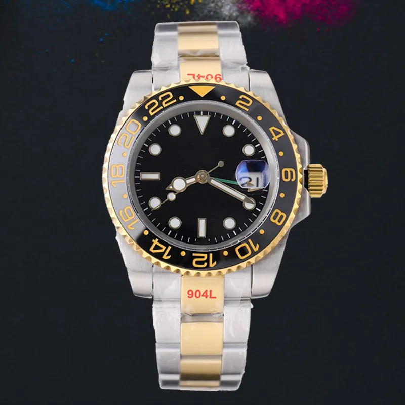 batman gmt swim montre de haute qualité designer pour hommes 40mm saphir 8215 mouvement montres en acier inoxydable super lumineux montre-bracelet montre rôles imperméables homme montres