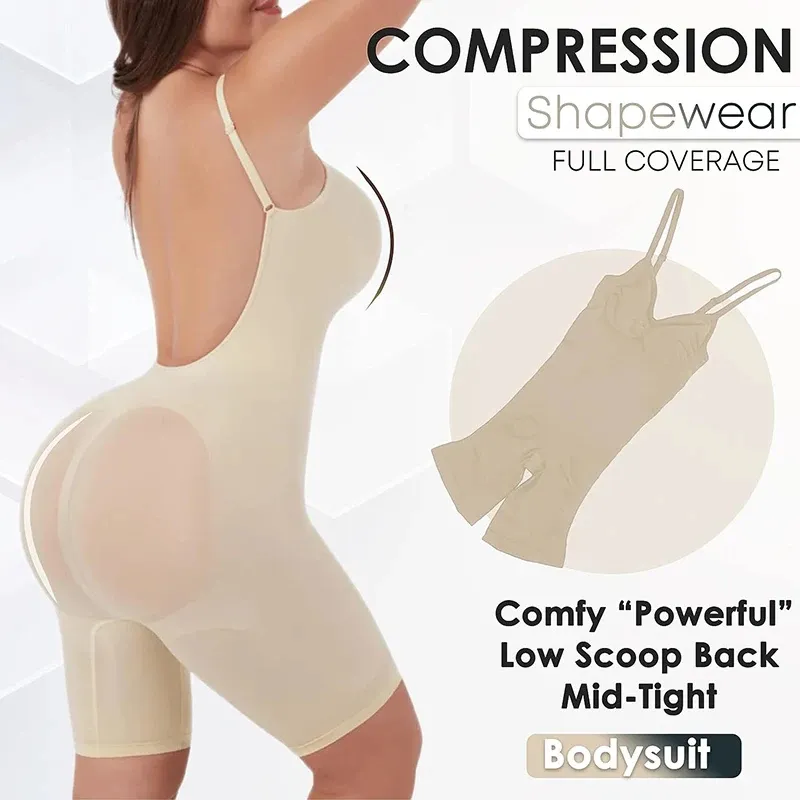 Low Back Seamless Bodysuit for Women Tummy Control Butt Lifter Body Shaper Backless  Shapewear Slim Mid Thigh Corset Plus Size 2024 from starnew, $11.2