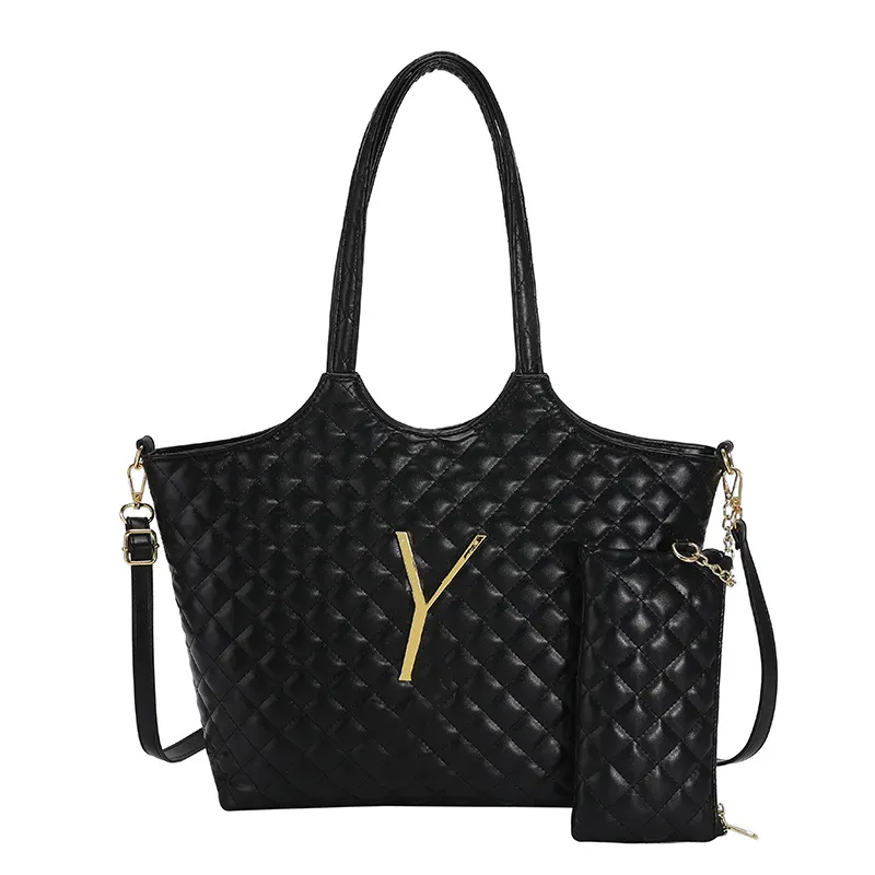 Luxury Brand Designer Totes Handbag Purse for Women 2 sets Sac à main avec sac à main Coin Sac à main