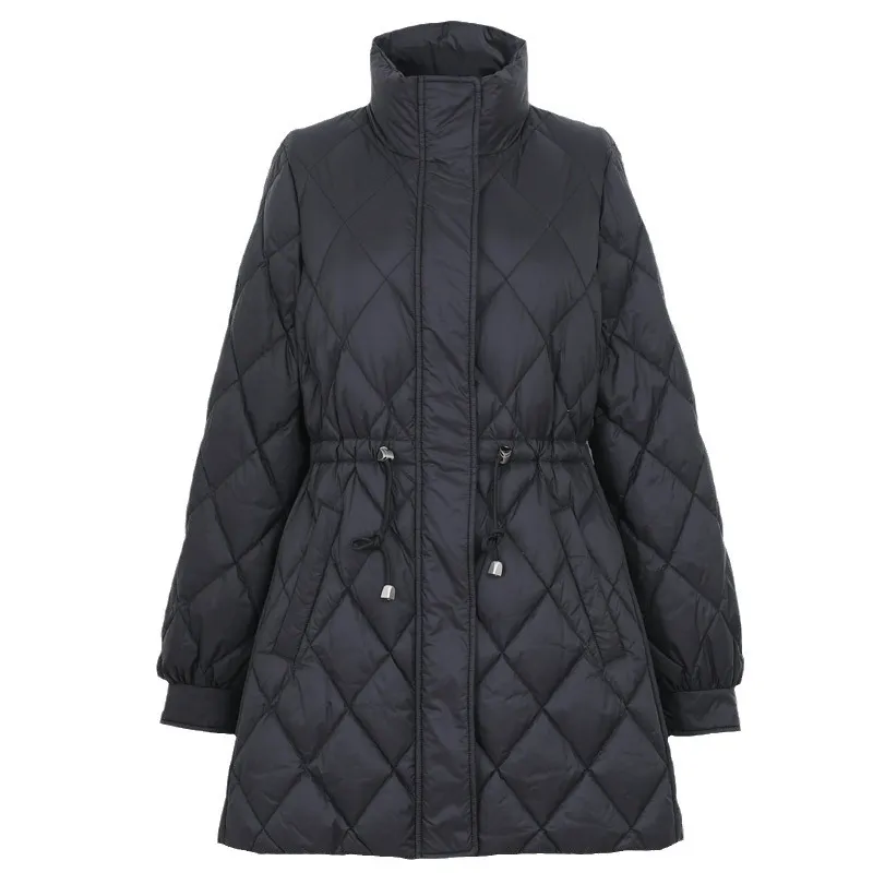 新しい冬の女性のロングダウンコート肥厚コートレディースダウンジャケット