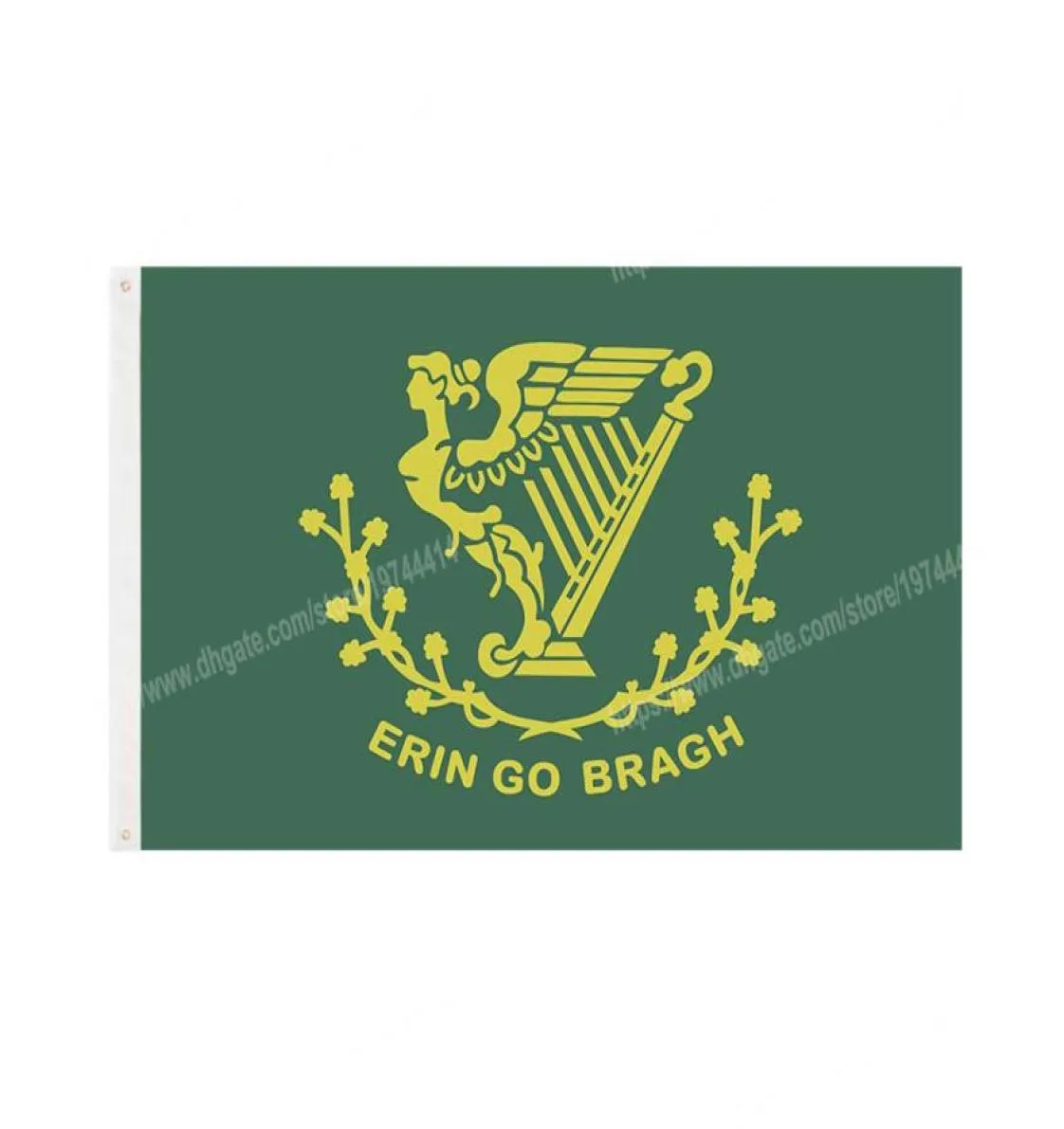 Erin Go Bragh Flag 90 x 150cm 3 5ft Custom Banner Metal Holes Grommets Indoor And Outdoor can be Customized4753620