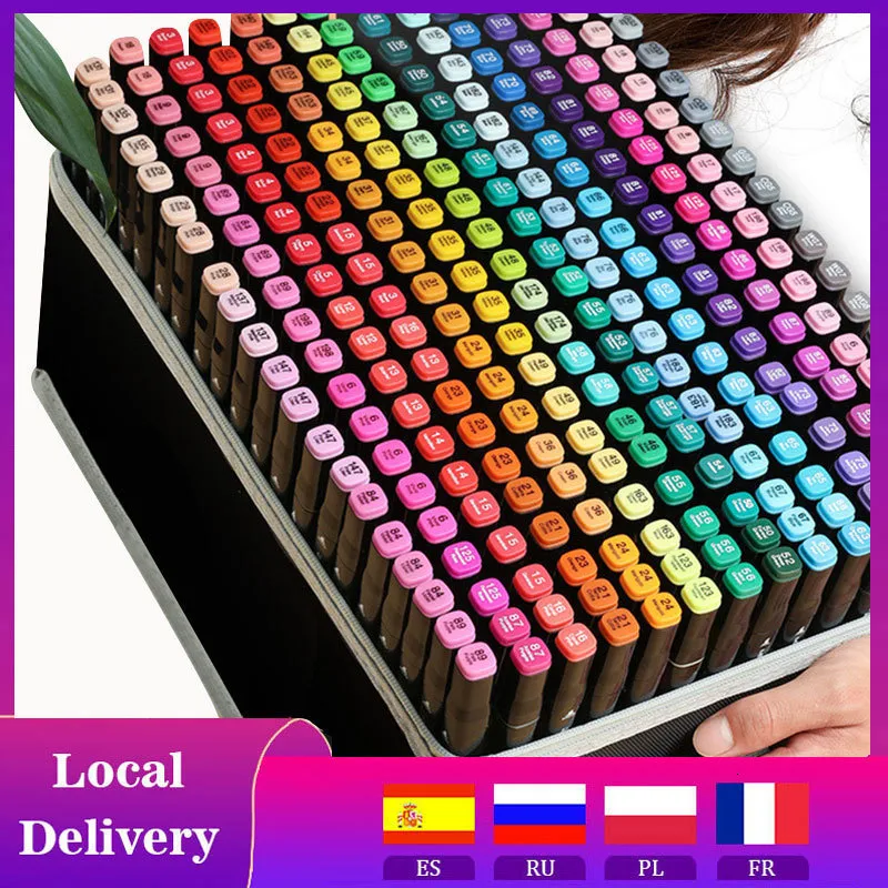  Artify 80 Colors Artist Alcohol Based Art Marker Set