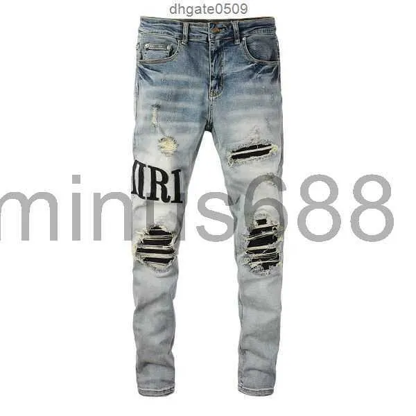 Mens Jeans 2022 New Arrivals Amirs Mens Luxury Denim Ripped Brand Men