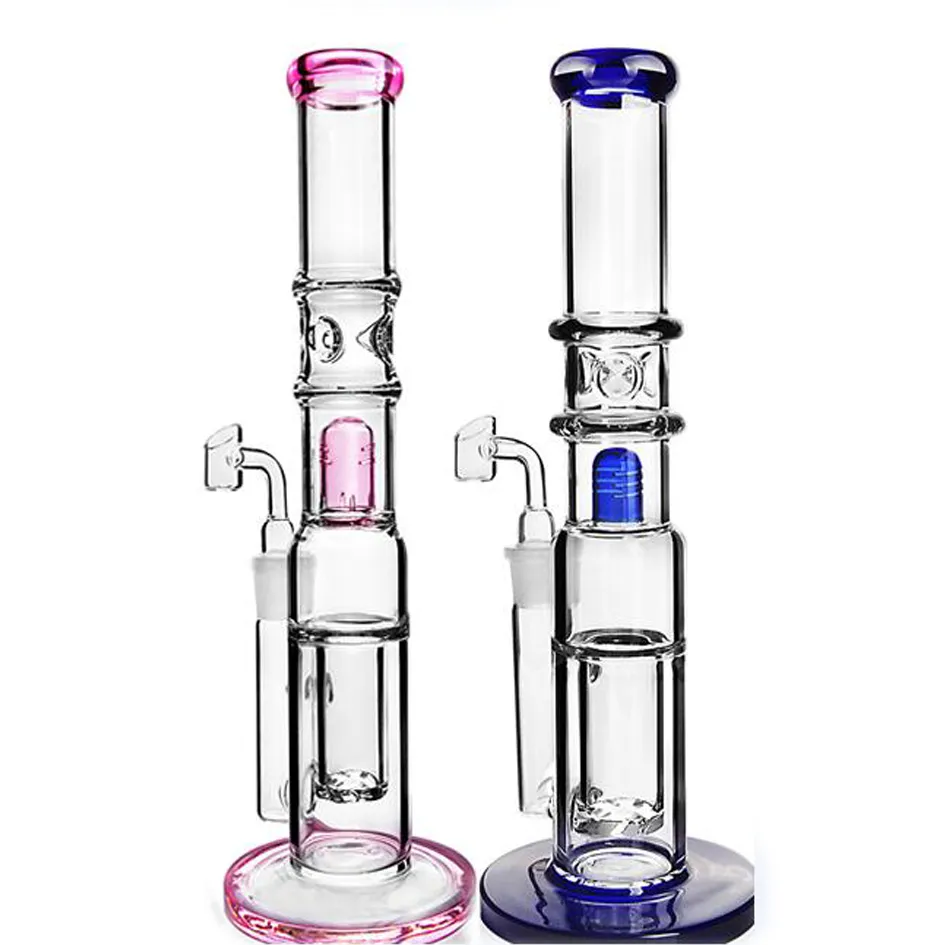 Gravity Glass Bong Hookahs Recycler DAB Rigs Rookaccessoire Waterpijpen Unieke waterpijpen met 14 mm kom