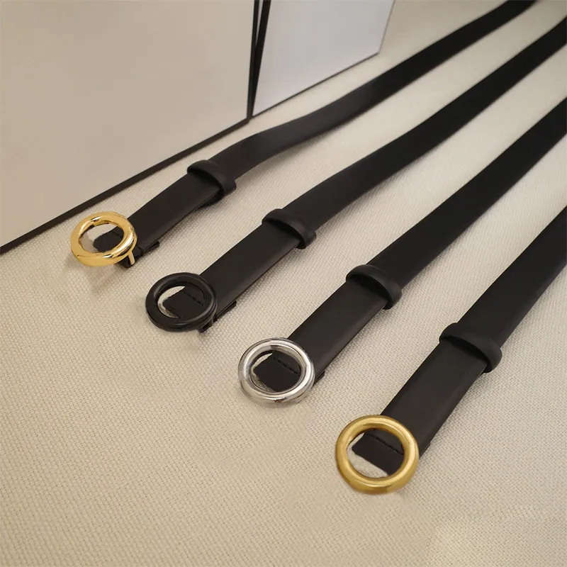 Designer Belt Genuine Leather Belts Man Woman Classic Needle Buckle Gold Sliver Black 4 Color Buckles