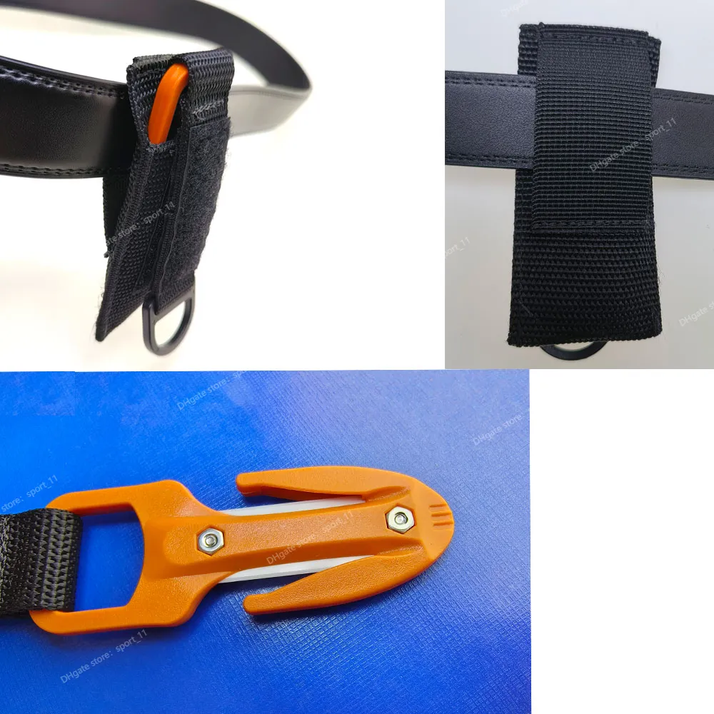 Ceramic Scuba Diving Knife With Line Cutter And Emergency Holder