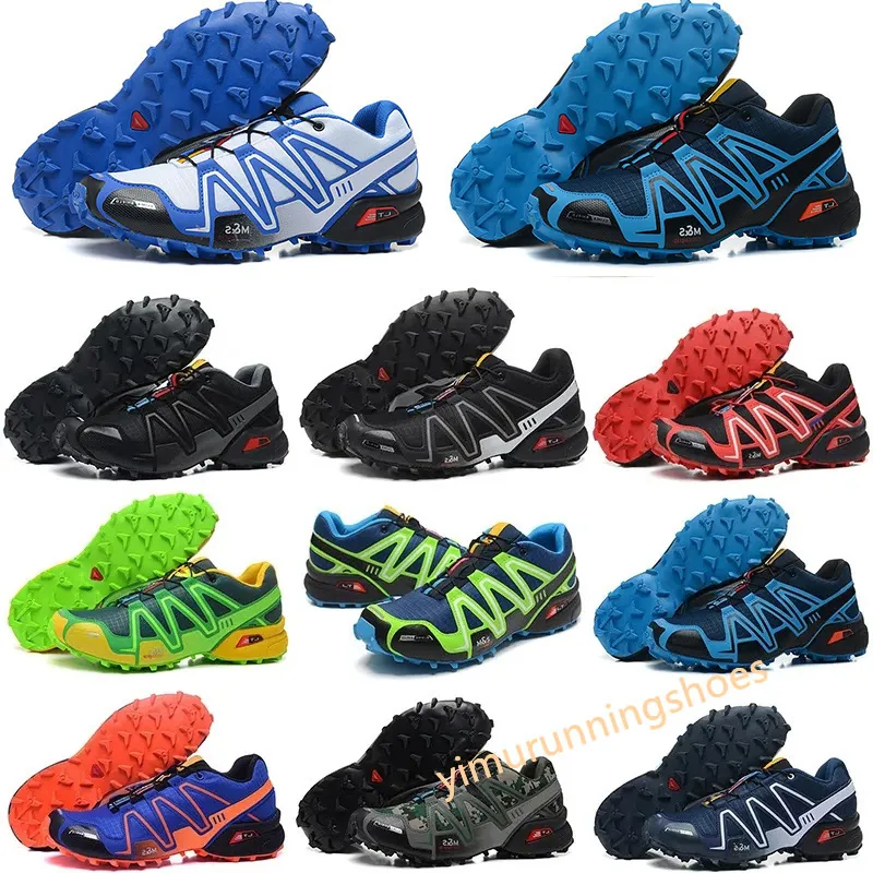 CON SCATOLA Speedcross 3 Scarpe casual Uomo Speed cross 3.0 3s Fashion Utility Stivali bassi da esterno per uomo Donna 3.0 CS Scarpe da ginnastica atletiche Taglia 40-48 L1