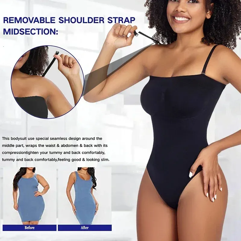 Strapless body clearance shaping underwear
