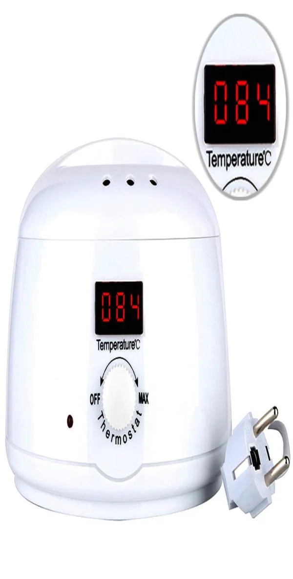 Portable LED Wax Warmer With Visible Temperature For Hard Wax Removal