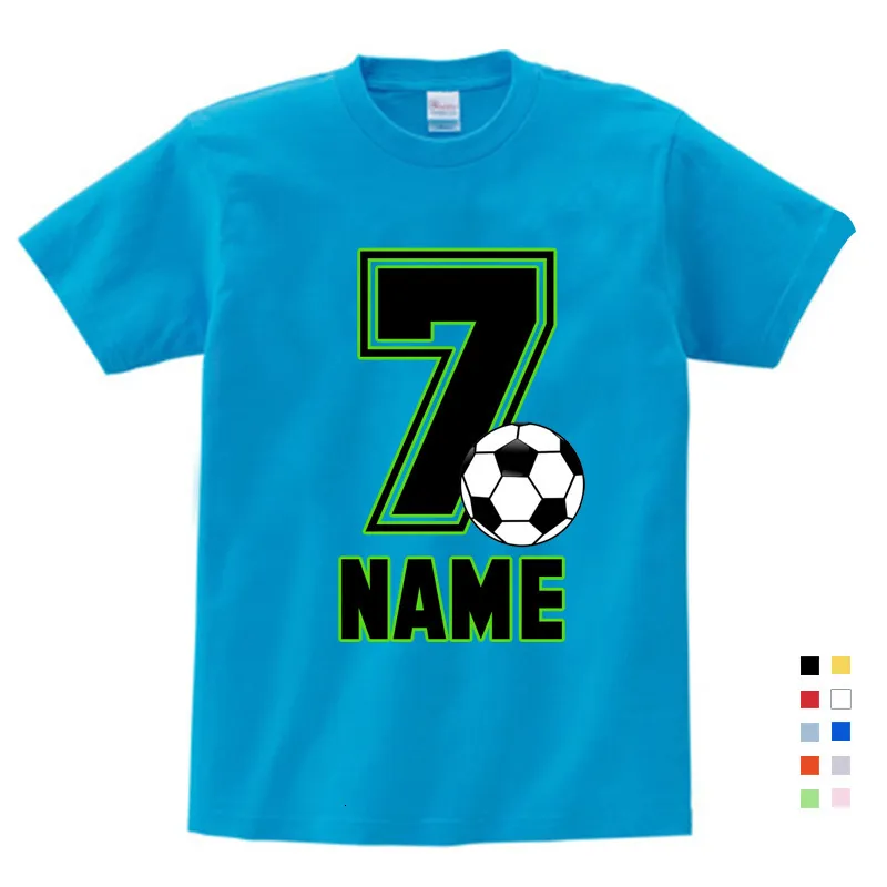 Tişörtler erkek tişört kızlar futbol gömlek senin adını futbol kupası maçı gömlek futbol sezon t-shirts-football grafik t-shirt 230418