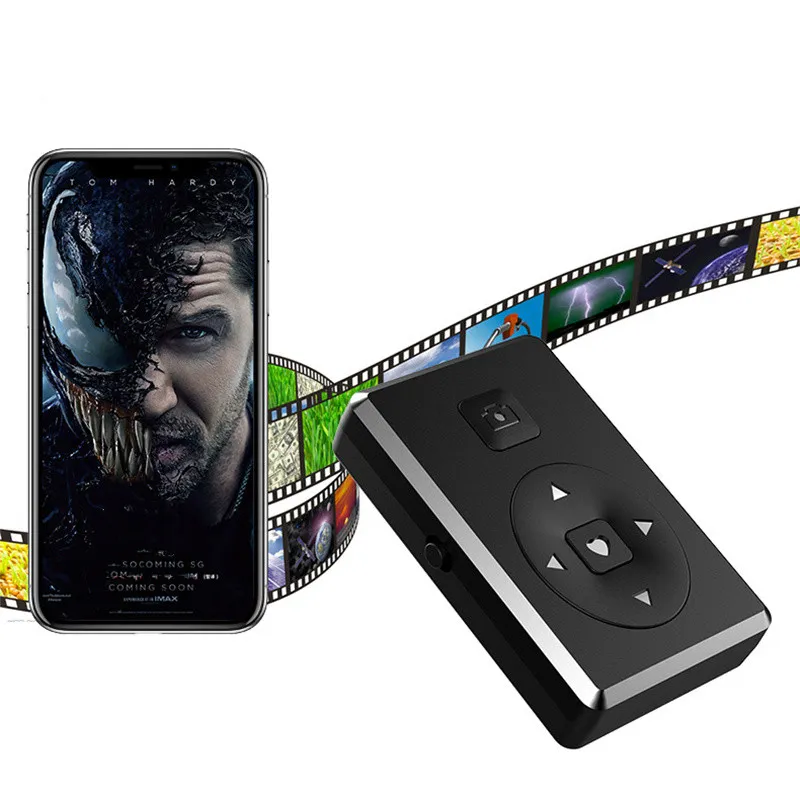 En Kalite 6 Anahtar Selfie Deklanşör Bluetooth Uzaktan Kumanda Kendi Zamanlayıcı Hızlı Kamera/Sayfa Turning/Tik Tok/PERAKENDE Paketleme ile iPhone Android Telefonları için Canlı Yayın