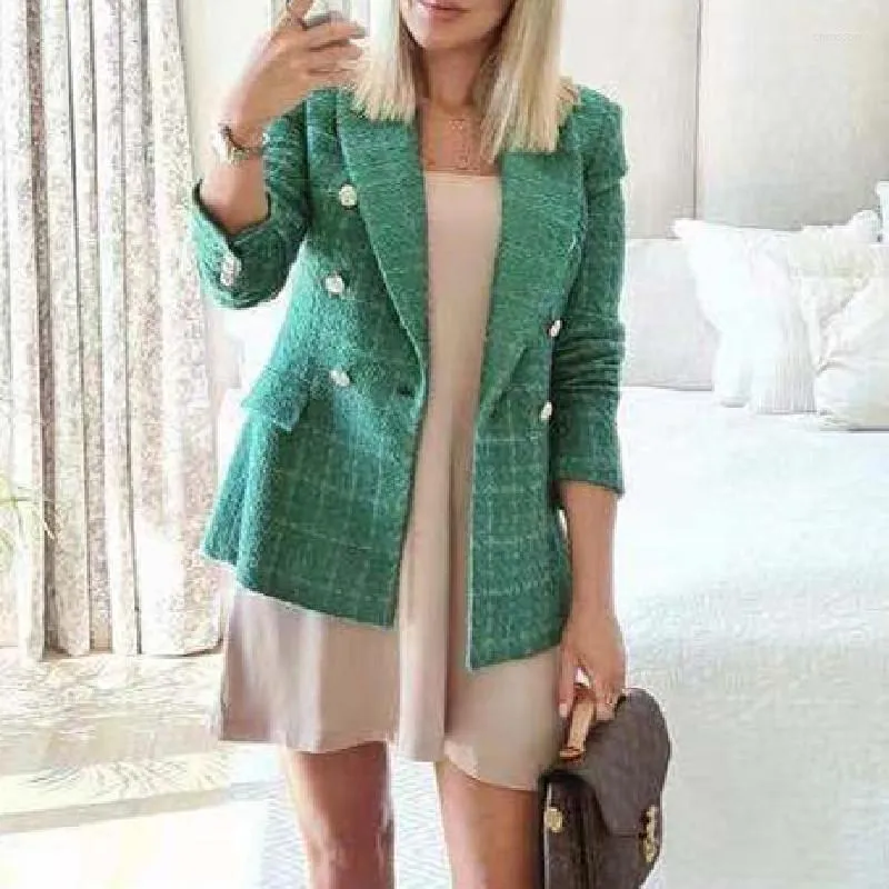 Ladies textured blazer top