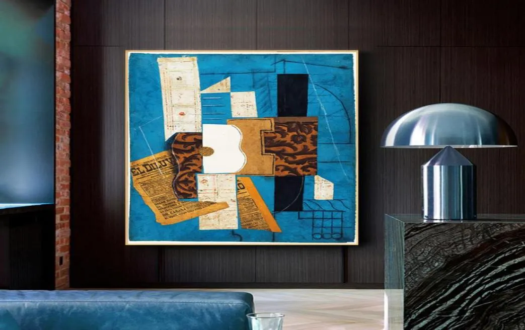 Picasso Famous Painting on Canvas Abstract Line Geometry Poster and Print Retro Wall Art Picture for Living Room Home Decor Cuadro7859412