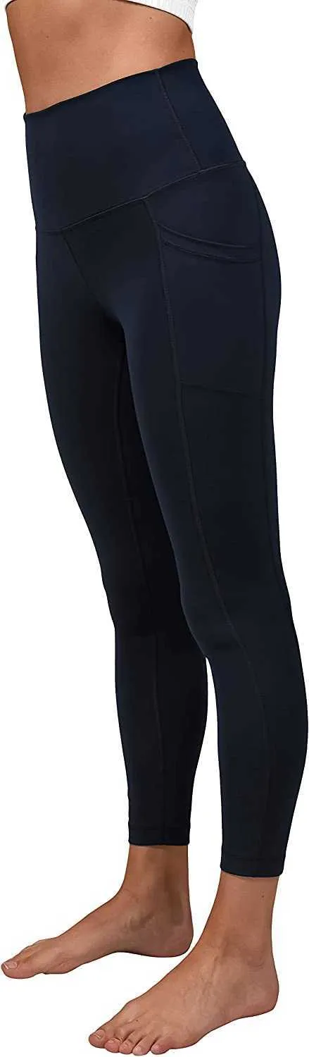 Yogalicious Lux Women's High Rise, Ankle Length Yoga Pants with