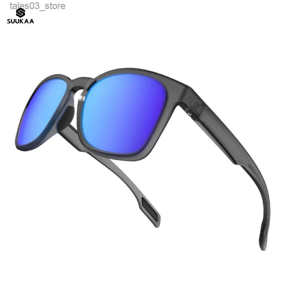 Lunettes de soleil Suukaa lunettes de soleil polarisées hommes UV400 meilleur objectif lunettes de soleil Sports de plein air conduite Camping randonnée pêche cyclisme lunettes Q231120