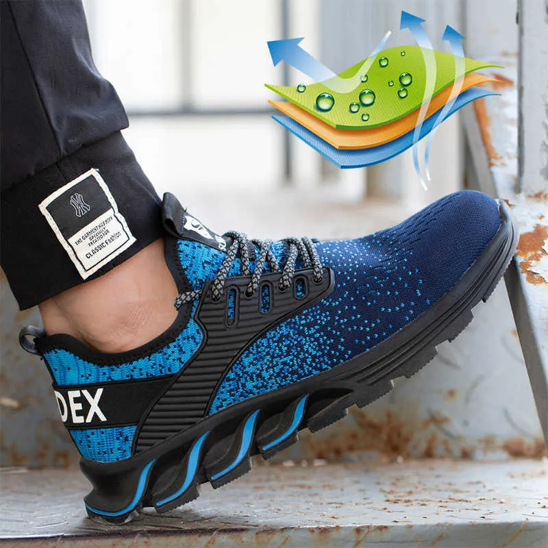 Dress Shoes Sneaker Cool Safety Shoes Men Steel Toe Boots