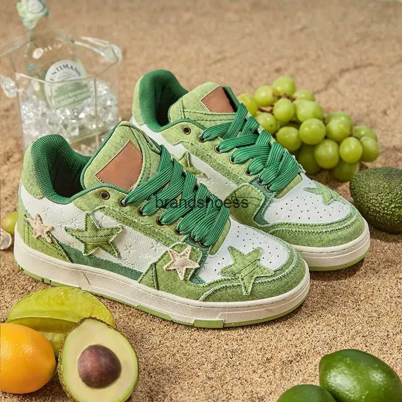 Kaalixto Marke 2023 neue avocadogrüne Design Nische Freizeitsport vielseitige Boardschuhe