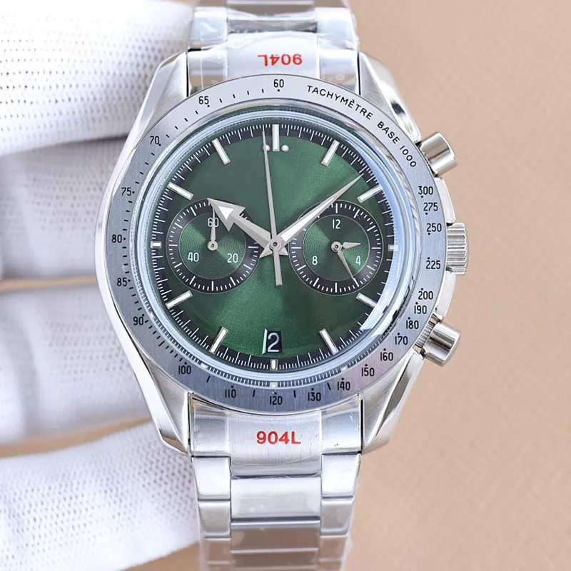 Designer Watches Classic Full Chronograph Stop Second Hands Men Mens Luxury Watch Sports Master Watches Quarz Movement Oroiogio Montre de Luxe Nato Wristwatch Asxj