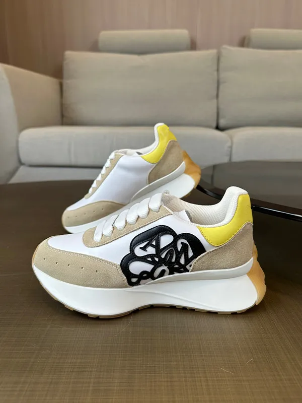 Luksusowa marka projektantów mężczyzn Kobiet Casual Buty Triple White Black Sneakers Skórzany trener Nylon drukowana platforma drukowana